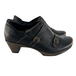 Naot Shoe Womens 38 Brown Heels Present Distressed Leather Comfort US Size 7